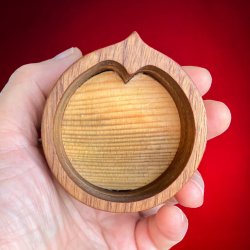 Saltkar i teak- og fyrretr